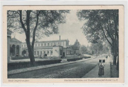 39090409 - Bad Oeynhausen. Herforderstrasse Mit Thermalbadehaeuser I. U. II Ungelaufen  Gute Erhaltung. - Bad Oeynhausen