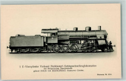 13181909 - 1 E-Vierzyliner Verbund Heissdampf-Gebirgsschnellzuglokomotive Der Bulgarischen Staatsbahnen Gebaut 1913/16  - Trains