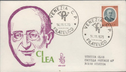 ITALIA - ITALIE - ITALY - 1975 - Uomini Illustri - 3ª Emissione - Francesco Cilea - FDC Venetia - Viaggiata Con Annullo - Briefmarkenausstellungen