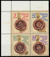 DDR ZUSAMMENDRUCK Nr 2884VB Postfrisch VIERERBLOCK ECKE X195E4A - Zusammendrucke