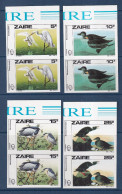 Zaïre - YT N° 1208 à 1211 ** - Neuf Sans Charnière - ND - Non Dentelé - 1985 - Unused Stamps