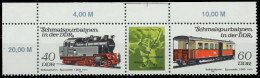 DDR ZUSAMMENDRUCK Nr WZd583 Postfrisch 3ER STR ECKE-OLI X196072 - Zusammendrucke