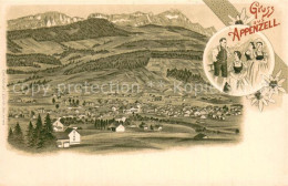 13740467 Appenzell IR Panorama Appenzell IR - Andere & Zonder Classificatie