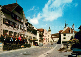 13739217 Sursee LZ Hotel Hirschen Strassenpartie  - Sonstige & Ohne Zuordnung