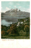 13738707 Weggis Vierwaldstaettersee Mit Pilatus Weggis Vierwaldstaettersee - Sonstige & Ohne Zuordnung