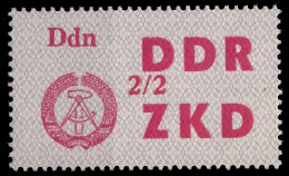 DDR DIENST LAUFKONTROLLZETTEL Nr 33 2 - II Ungebraucht X1CA722 - Other & Unclassified