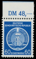 DDR DIENST HAMMER ZIRKEL Nr 15XI Postfrisch ORA X1CD8BE - Other & Unclassified