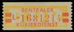 DDR DIENST WERTSTREIFEN Nr 19I L ND Ungebraucht X1CDA66 - Otros & Sin Clasificación