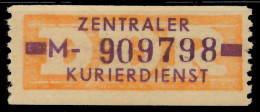 DDR DIENST WERTSTREIFEN Nr 22M Postfrisch X1CDAC6 - Other & Unclassified