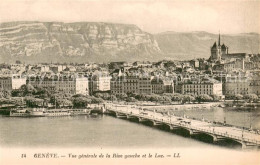 13738517 Geneve GE Vue Generale De La Rive Gauche Et Le Lac Geneve GE - Altri & Non Classificati