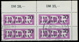 DDR DIENST VERWALTUNGSPOST-A ZKD Nr 9 Gestempelt VIERERB X1D293E - Sonstige & Ohne Zuordnung