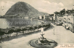 13738387 Lugano Lago Di Lugano Quai E Monte San Salvatore Lugano Lago Di Lugano - Other & Unclassified