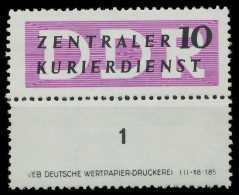 DDR DIENST VERWALTUNGSPOST-A ZKD Nr I DV L Postfrisch S X1D2CFE - Altri & Non Classificati