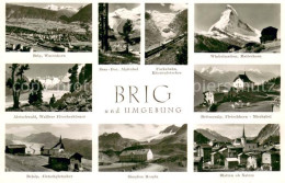 13738057 Brig Brigue VS Und Umgebung Walliser Alpen Matterhorn Gletscher  - Other & Unclassified