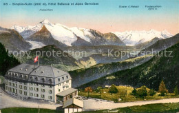 13737909 Simplon-Kulm VS Hotel Bellevue Et Alpes Bernoises Aletschhorn Finsteraa - Other & Unclassified