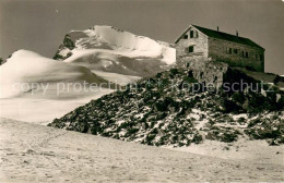 13737899 Saas-Fee Britanniahuette Mit Fluchthorn Und Strahlhorn Saas-Fee - Sonstige & Ohne Zuordnung