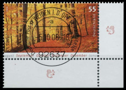 BRD BUND 2006 Nr 2564 Zentrisch Gestempelt ECKE-URE X34A9CA - Used Stamps