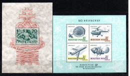 HUNGARY. Two Miniature Sheet - Blocs-feuillets