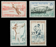 FRANKREICH 1958 Nr 1197-1200 Postfrisch SF50DBE - Ungebraucht