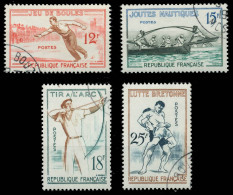 FRANKREICH 1958 Nr 1197-1200 Gestempelt X3EC21E - Used Stamps