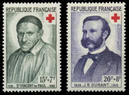 FRANKREICH 1958 Nr 1224-1225 Postfrisch SF5370E - Unused Stamps