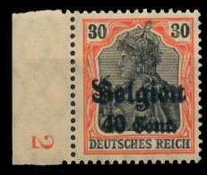 BES. 1WK LANDESPOST BELGIEN Nr 19 Postfrisch SRA X43B1DA - Bezetting 1914-18