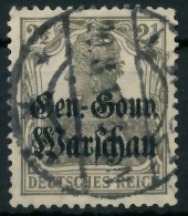 BES. 1WK D-POST IN POLEN Nr 6a Gestempelt X43B56E - Occupation 1914-18