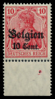 BES. 1WK LANDESPOST BELGIEN Nr 14b Postfrisch URA X44370A - Occupazione 1914 – 18