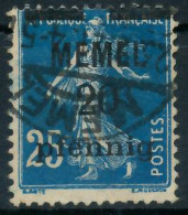 MEMEL 1920 Nr 20b Gestempelt X44773E - Memel (Klaïpeda) 1923