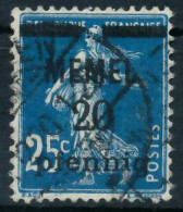 MEMEL 1920 Nr 20b Gestempelt X44773A - Klaipeda 1923