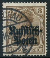 BES. 1WK D-POST IN POLEN Nr 1 Gestempelt X462D36 - Besetzungen 1914-18