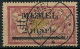 MEMEL 1920 Nr 28x Zentrisch Gestempelt Gepr. X47300E - Memel (Klaipeda) 1923