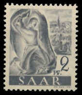 SAARLAND 1947 Nr 206Z Postfrisch S01F95E - Ongebruikt