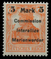 MARIENWERDER Nr 25AIb5 Ungebraucht Gepr. X49A456 - Other & Unclassified