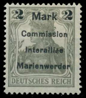 MARIENWERDER Nr 23BIa Ungebraucht Gepr. X49A656 - Other & Unclassified