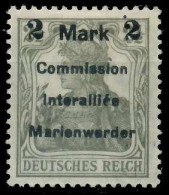 MARIENWERDER Nr 23AFII Ungebraucht X49A672 - Altri & Non Classificati