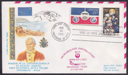 Vatican USA 1981, Pope Paul John II Visit - Anchorage, Special Cover - Sonstige & Ohne Zuordnung