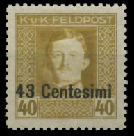 ÖSTERREICH FELDPOST ITALIEN Nr 12B Ungebraucht X73AEFE - Other & Unclassified