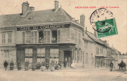 CPA Arcis Sur Aube-Café Du Commerce-Timbre     L2910 - Arcis Sur Aube