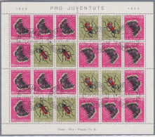 Schweiz . Yvert . Blatt Pro Joventute 1953 . O . Gebraucht . / . Oblitéré - Used Stamps