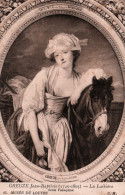 CPA - GREUZE Jean-Baptiste - La Laitière (illustration CHEVAL) - Edition C.M. - Pittura & Quadri