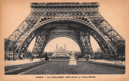 75-PARIS LE TROCADERO LA TOUR EIFFEL-N°T1163-H/0393 - Other & Unclassified