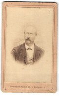 Photo C. Galle, Paris, Portrait De Herr Avec Oberlippenbart  - Anonymous Persons