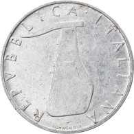 Monnaie, Italie, 5 Lire, 1973, Rome, TB+, Aluminium, KM:92 - 5 Lire