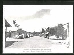 AK Acarouany, Sanatorium, Une Rue Bordée De Pavillons De Malades  - Other & Unclassified