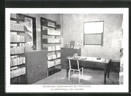 AK Acarouany, Sanatorium, La Bibliothèque Des Malades  - Altri & Non Classificati