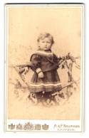 Fotografie A. & F. Naumann, Leipzig, Dorotheenstr. 6, Portrait Hübsches Mädchen Im Süssen Kleidchen  - Anonymous Persons