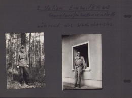 Fotoalbum 1971 - 1974 DDR Mit 58 Fotografien NVA, Ansicht Halle, Uffz, Granatwerfer, Kaserne, Feldlager, Uniform  - Alben & Sammlungen