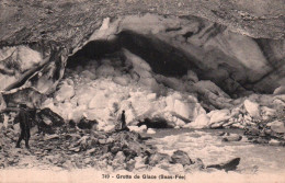 CPA - SAAS FEE - Grotte De Glace - Edition E.Rossler - Saas-Fee