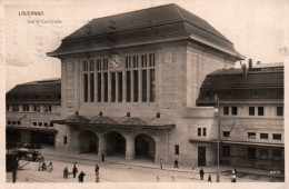 CPA - LAUSANNE - La Gare Centrale - Edition Perrochet-Matile - Lausanne